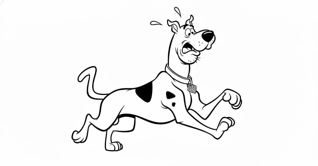 Scooby running scared